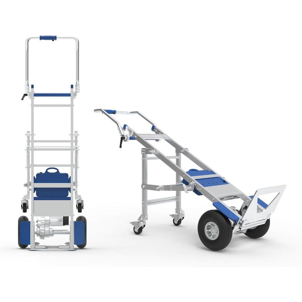 350lb Capacity Aluminum Electric Moving Cart, Foldable Motorized Hand Truck