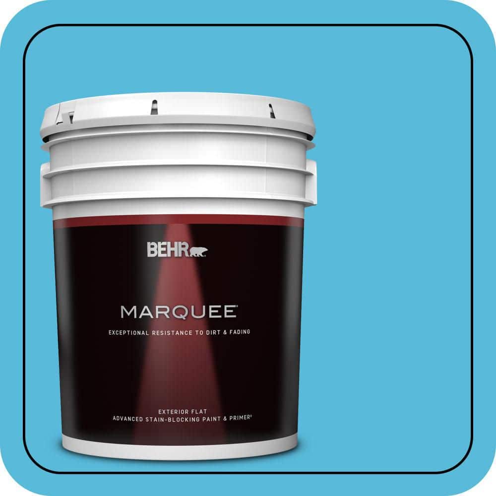 5 gal. #530B-5 Azurean Flat Exterior Paint & Primer price history on PriceWatchPro