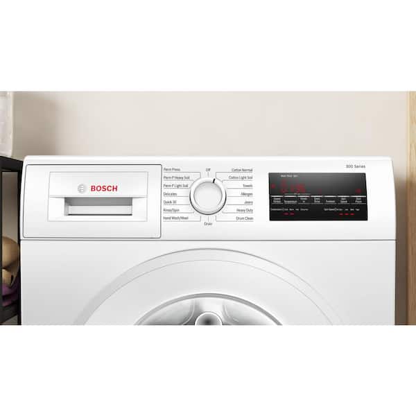 Bosch 300 2-cu ft High Efficiency Stackable Front-Load Washer (White)