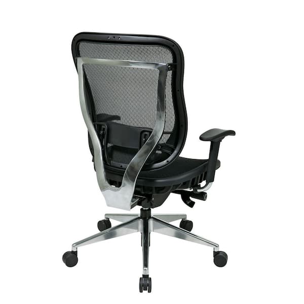 Extra Wide Big & Tall 500 Lbs. Capacity Mesh Office Chair w/ Vinyl Seat -  28W Seat