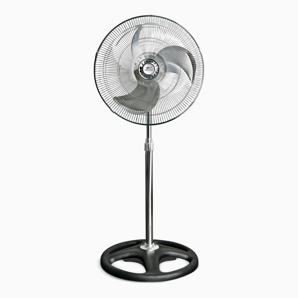 18 in. High Velocity Industrial Pedestal Fan in Black with 3 Speed Control price history on PriceWatchPro