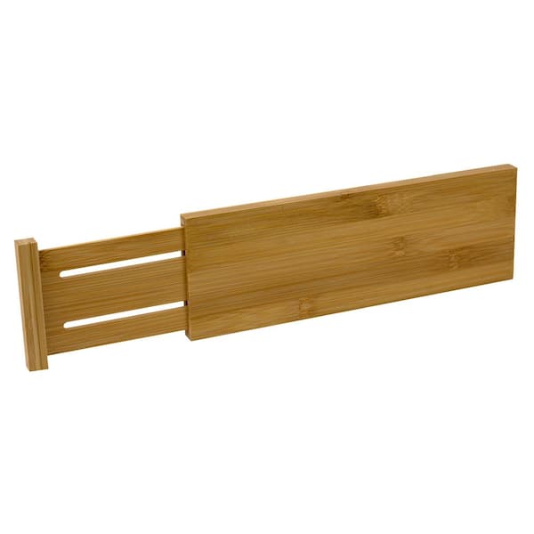Home Basics 0.65 in. H x 4 in. W x 12.5 in. D Natural Bamboo