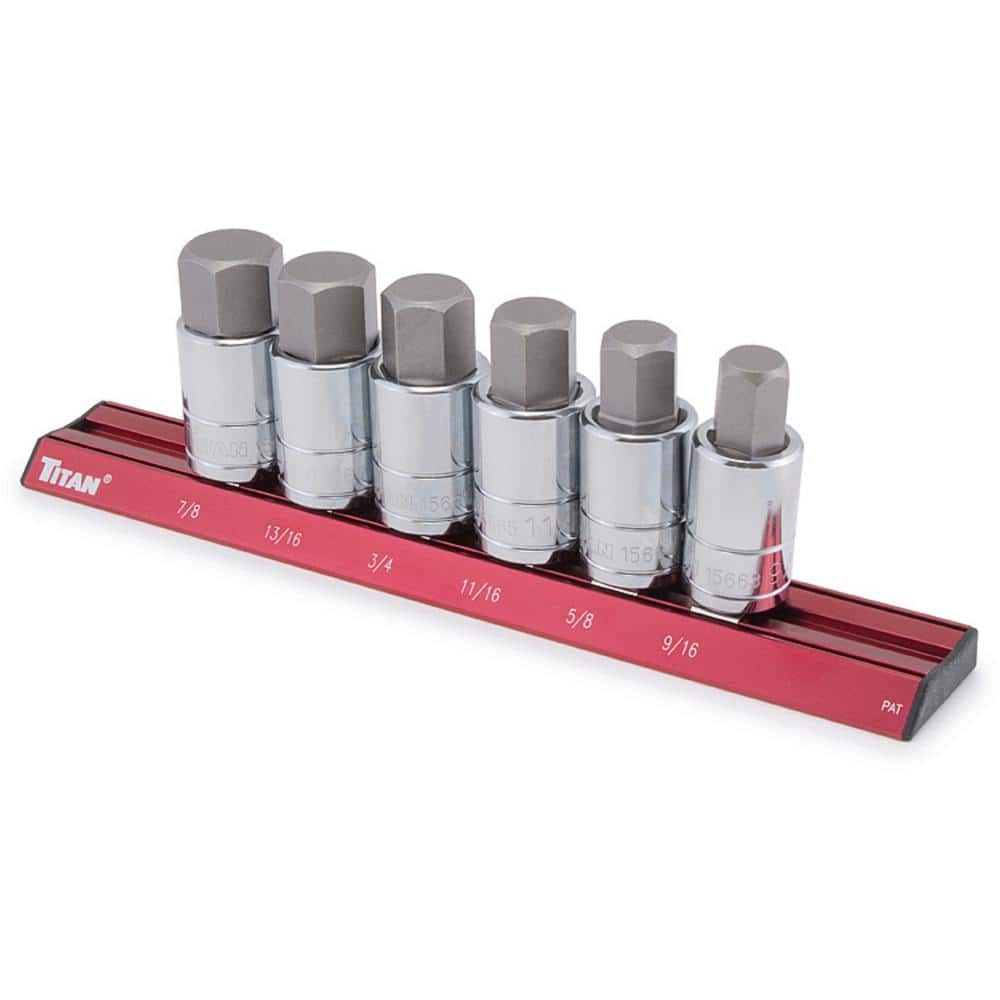 UPC 802090161230 product image for 13-Piece SAE Hex Bit Socket Set | upcitemdb.com