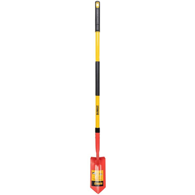 DEWALT 49 in. Fiberglass Handle Carbon Steel Clean-Out Shovel