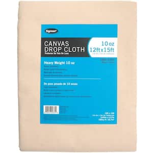 11 ft. 6 in. x 14 ft. 6 in., 10 oz. Canvas Drop Cloth