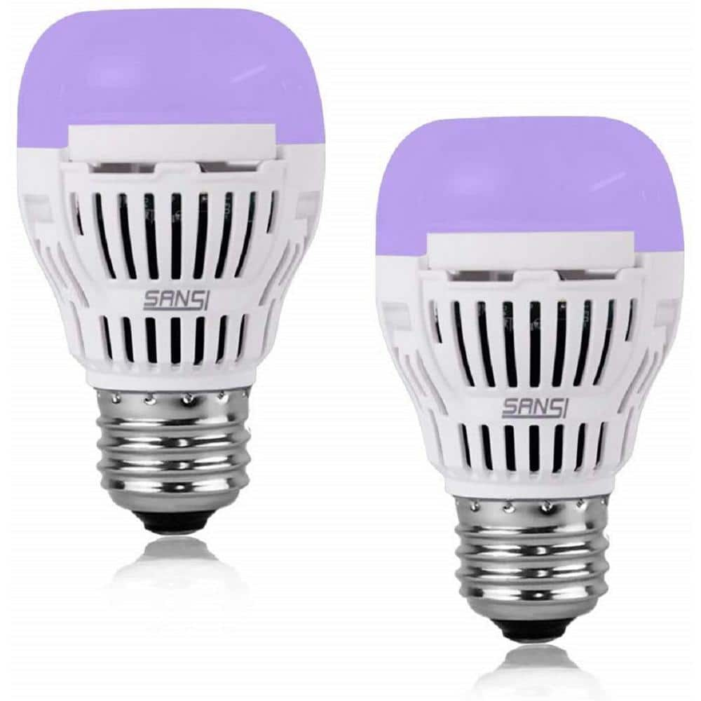 Relatie Pluche pop Bloeden SANSI 5-Watt UV LED Black Light Bulb (2-Pack) 01-02-001-010502 - The Home  Depot