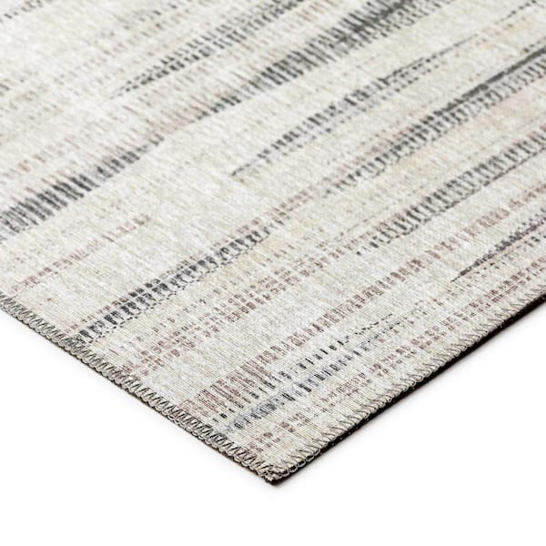Waverly Ivory 9 ft. x 12 ft. Geometric Indoor/Outdoor Area Rug