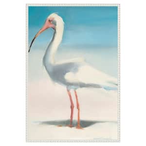 Boca Bird by Kathleen Broaderick 1-Piece Floater Frame Giclee Animal Canvas Art Print 33 in. x 23 in.