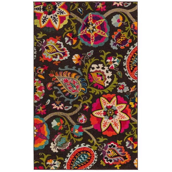 Unique Loom Estrella Tuscany Brown 5' 0 x 8' 0 Area Rug