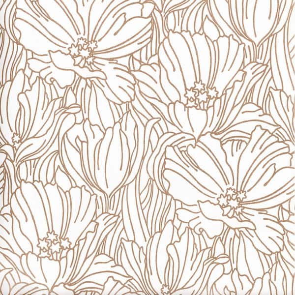 Marburg Rae Scroll Damask Pattern Wallpaper Modern Embossed Metallic 53142  - Ivory Gold | I Want Wallpaper