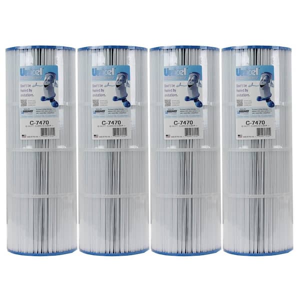 7 in. Dia Replacement Swimming Pool Filter FC1976 PCC80 for Pentair C7470 (4-Pack)