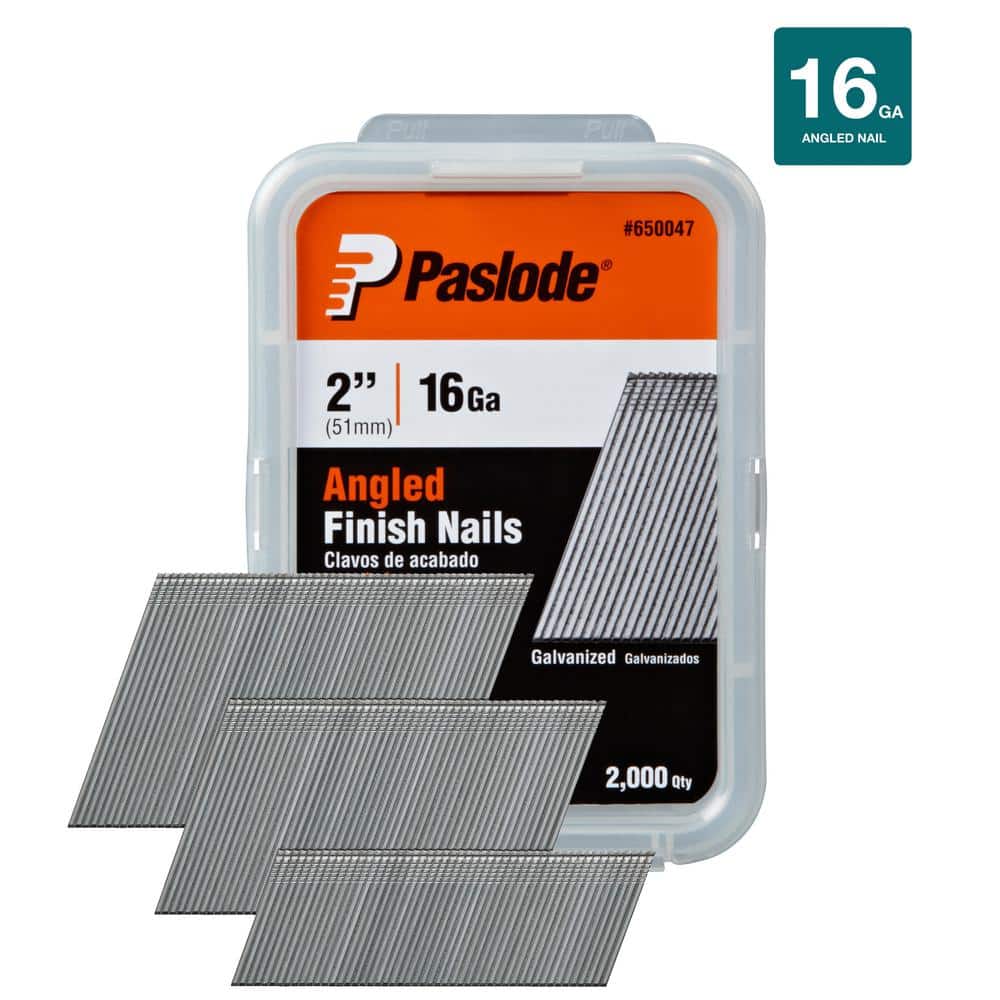 Mixed 16g ANGLED 20° Nails Paslode 2 x 500 nail pack for Dewalt Hitachi 07 