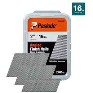 2 in. x 16-Gauge Galvanized Angled Nails (2000-Per Box)