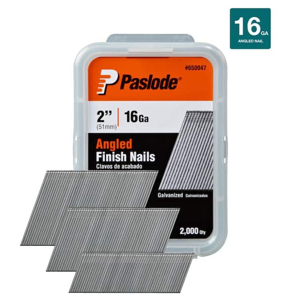 Paslode 2 in. x 16-Gauge Galvanized Angled Nails (2000-Per Box)