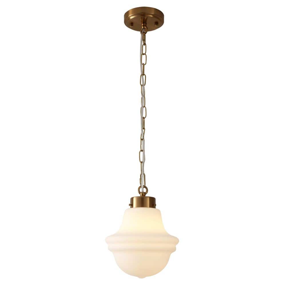 1-Light Brass Hanging Linear Ceiling Light Globe Glass Foyer Pendant Light for Kitchen Island price history on PriceWatchPro
