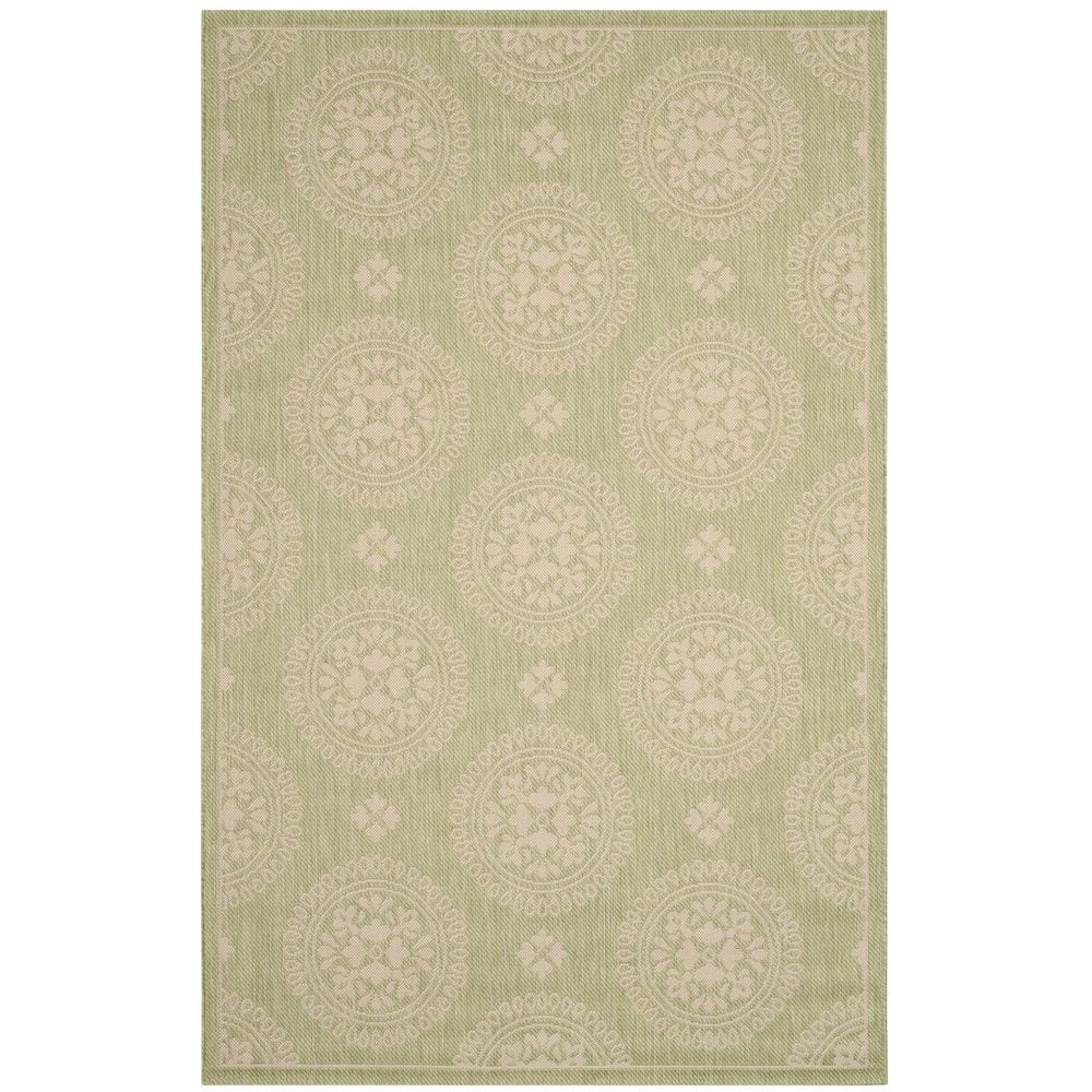 Courtyard Sweet Pea 9 ft. x 12 ft. Floral Geometric Indoor/Outdoor Area Rug price history on PriceWatchPro