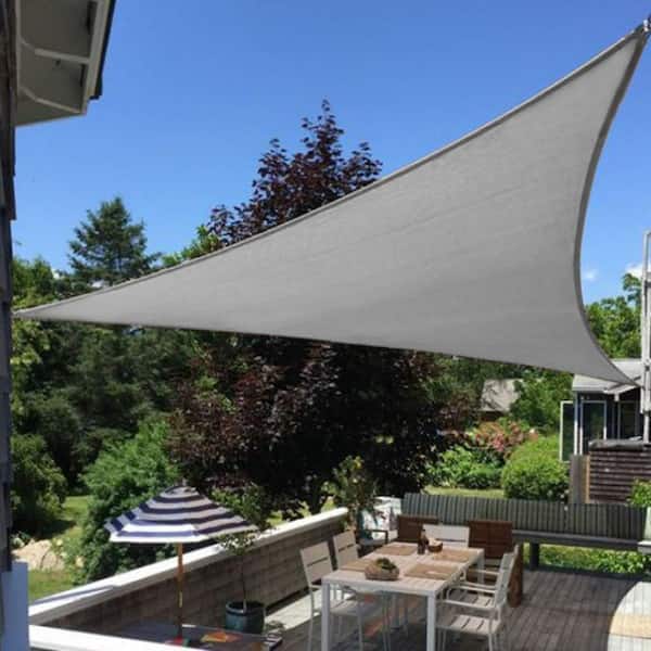 185 GSM Right Triangle UV Block Sun Shade Sail for Yard and Swimming Pool etc.