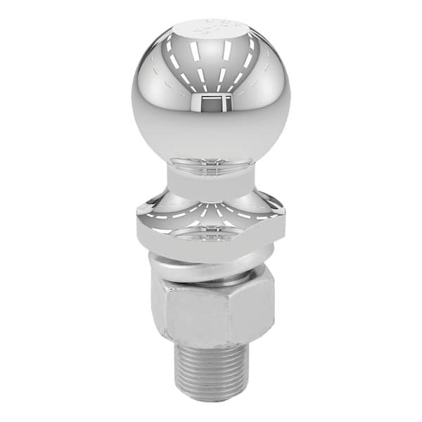 CURT 2" Trailer Hitch Tow Ball (1" x 2-1/4" Shank, 12,000 lbs., Chrome)