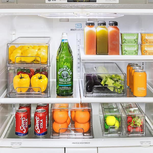 トウコレクター3個セット Sorbus Fridge Pull Out Organizer, 1 Medium, 2 Small (3-Pack) FR