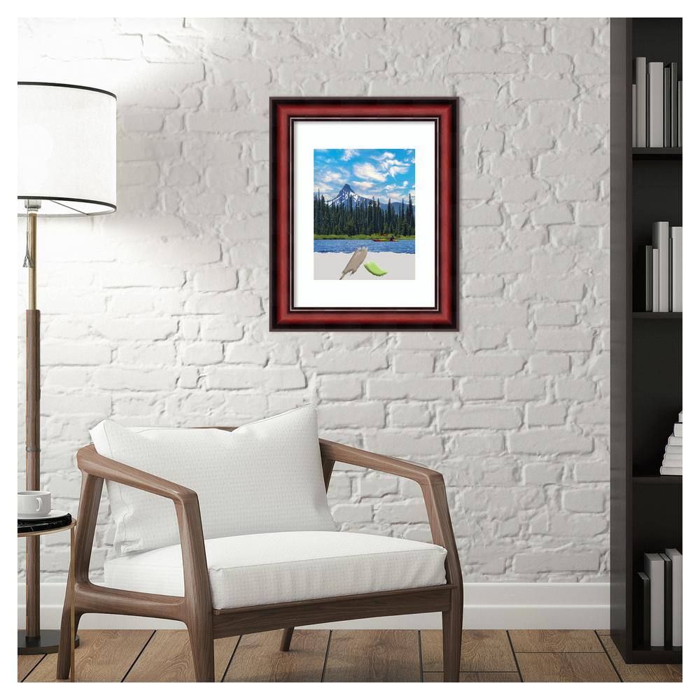 Rubino Cherry Scoop 14" x 17" Wood Picture Frame