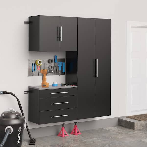 Prepac Black HangUps 108 Storage Cabinet Set E - 3PC