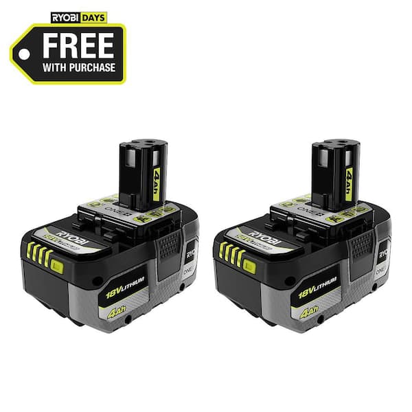 ONE+ 18V HIGH PERFORMANCE Lithium-Ion 4.0 Ah Battery (2-Pack)