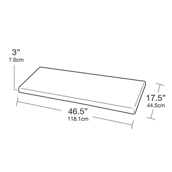 turquoise bench cushion