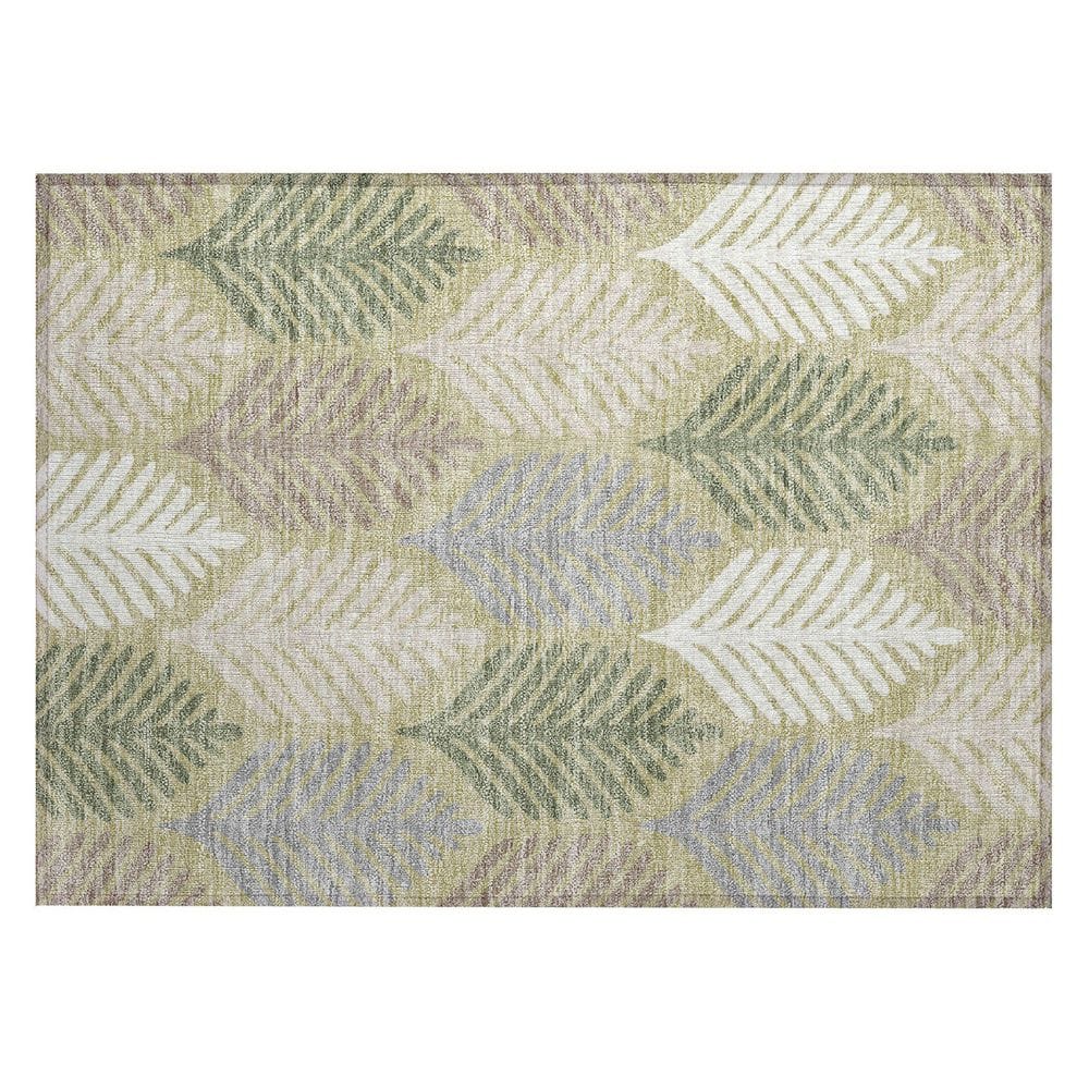 Chantille Machine Washable Indoor/Outdoor Abstract ACN2515 Aloe 2 ft. x 3 ft. Accent Rug price history on PriceWatchPro
