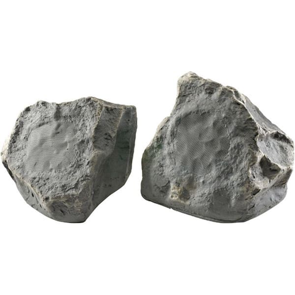 TIC 6 1/2 in. 150-Watt 2-Way Terra-Forms Stone Speaker - Slate