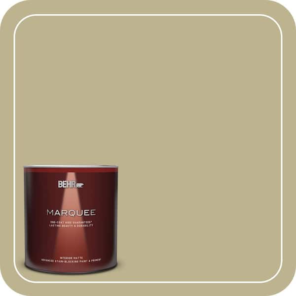 BEHR MARQUEE 1 qt. #PPU9-10 Wasabi Powder Matte Interior Paint & Primer