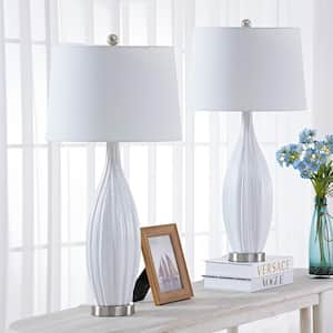 Sacramento 31 " Standard White Porcelain Table Lamp Set (Set Of 2) (Set of 2)