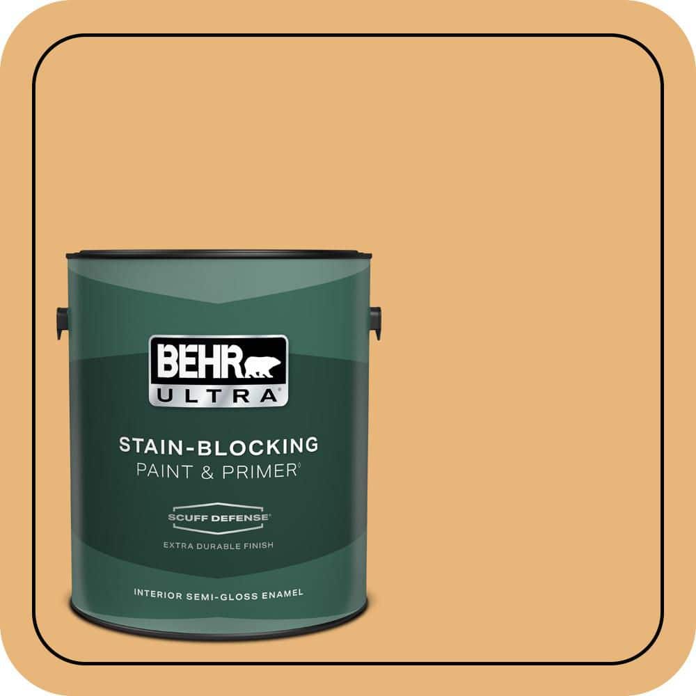 1 gal. #QE-20 Terra Sol Extra Durable Semi-Gloss Enamel Interior Paint & Primer price history on PriceWatchPro