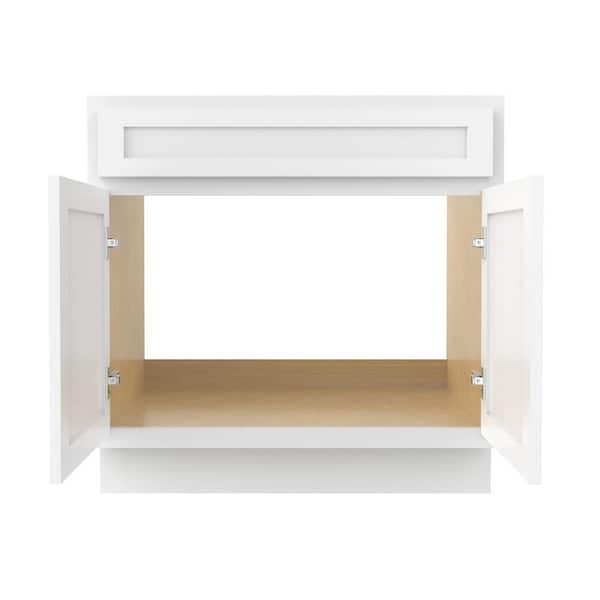 Vanity Art 30 in. W x 21 in. D x 32.5 in. H 2-Doors Bath Vanity Cabinet Only in White