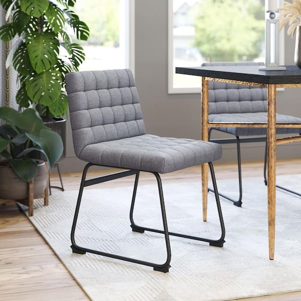 ZUO Pago Gray Performance Fabric Dining Chair - (Set of 2)