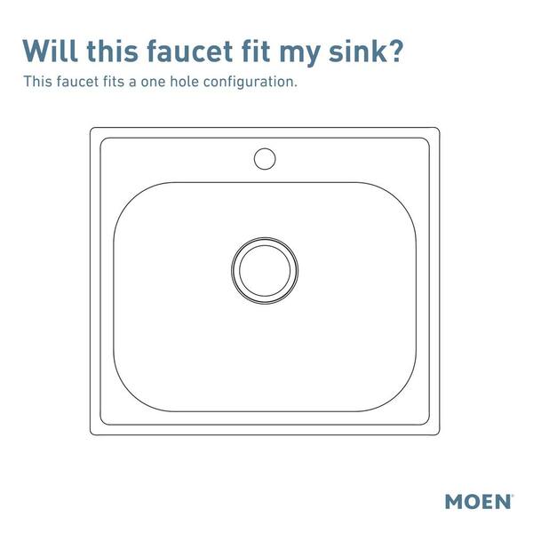 Moen Align Motionsense Two-Sensor Touchless One-Handle Kitchen Faucet 7565ESRS