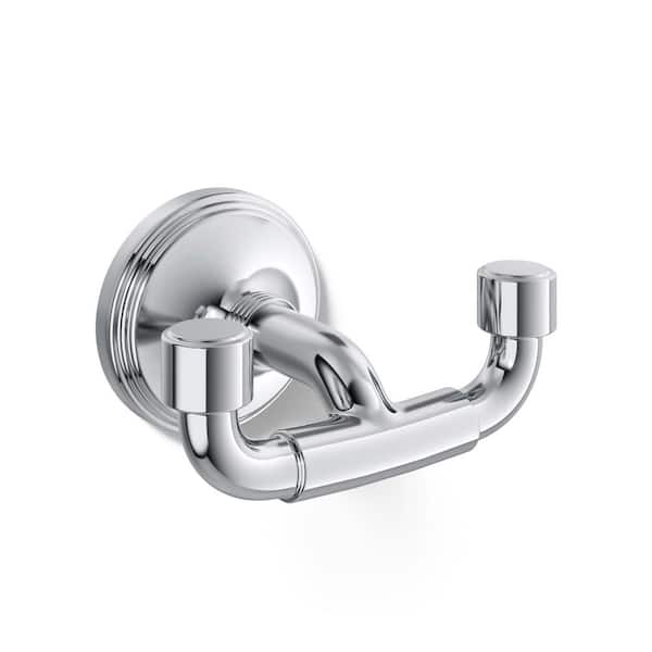 Paces Wall Mounted J-Hook Robe Hook in Polished Chrome