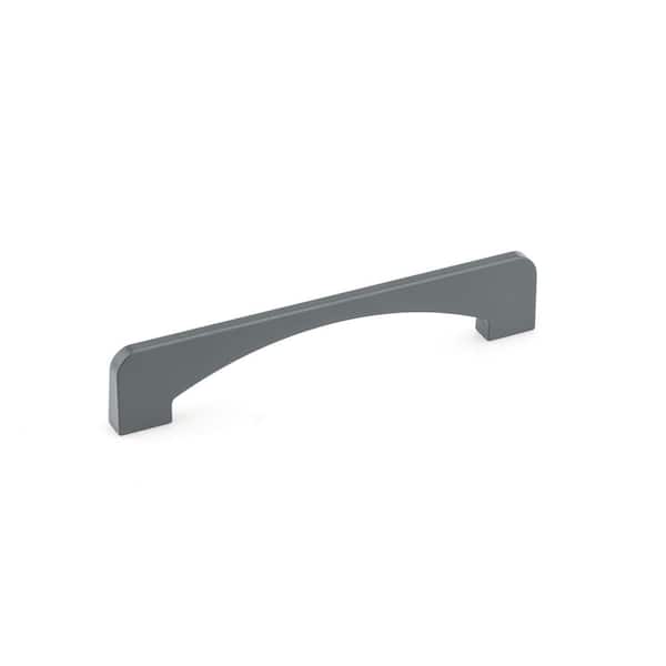 Richelieu Hardware Cosenza Collection 6 5/16 in. (160 mm) Gray Modern Curved Cabinet Bar Pull