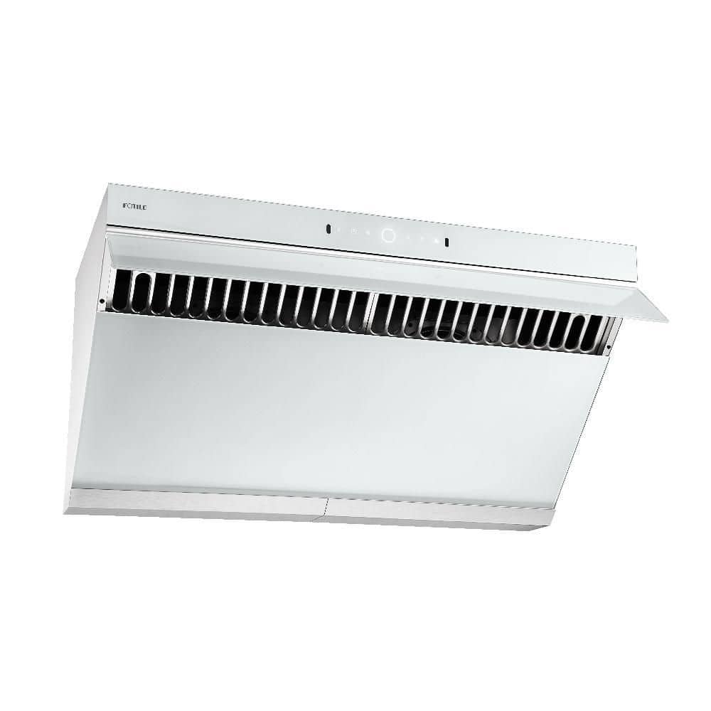 FOTILE White Glass 36" Under-Cabinet Range Hood with Motion Activation