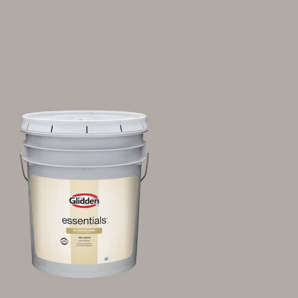 Glidden Essentials 5 gal. PPG0998-3 Kalispell Flat Exterior Paint
