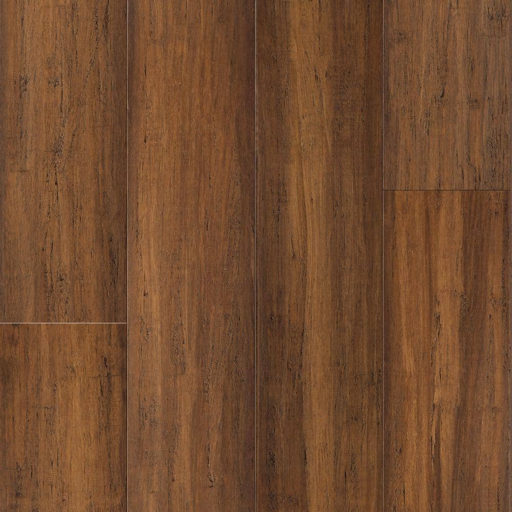 Cali Bamboo Bourbon Barrel 9 16 In T X 5 11 In W X 72 In L Solid Wide Tg Bamboo Flooring 25 60 Sq Ft Case 7003005000 The Home Depot