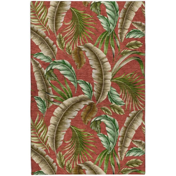 Dream Shag Premium Machine Washable Abstract ADS196 Spice 10 ft. x 14 ft. Area Rug