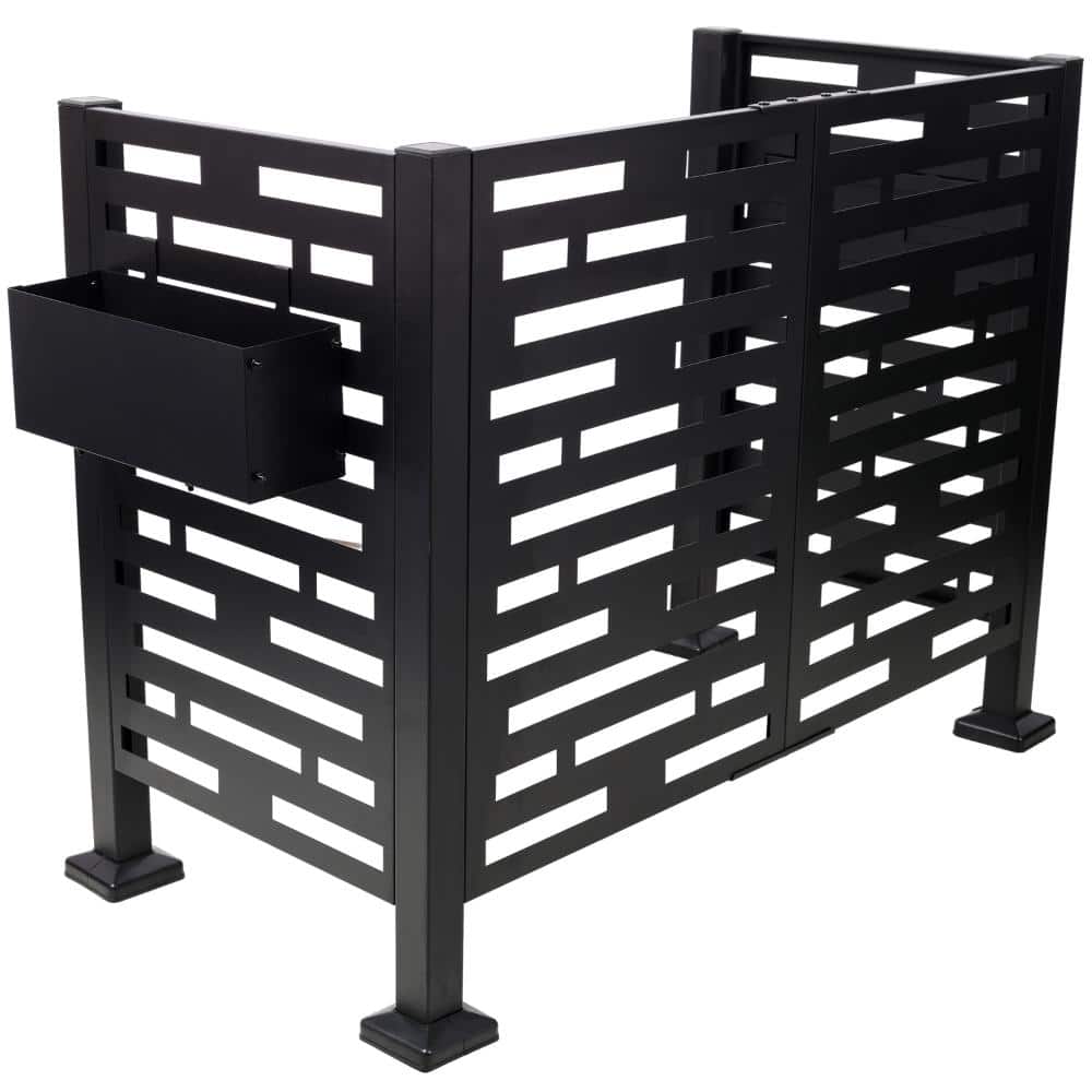 4 ft. x 2 ft. Outdoor Metal  Air Conditioner Fence with Planter Boxes price history on PriceWatchPro