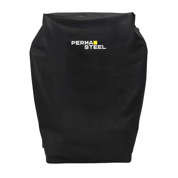 PERMASTEEL 32 in. L x 22 in. W x 46 H in. Gas Grill Cover Fits 2-Burner to 3-Burner Gas Grill