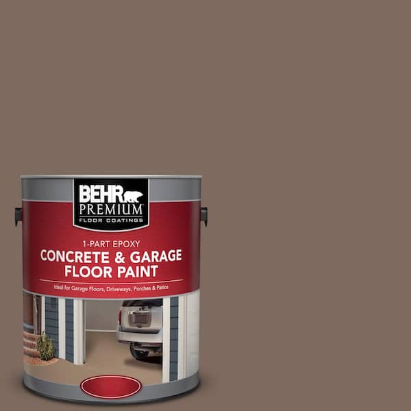 BEHR Premium 1 gal. #N180-6 Derby 1-Part Epoxy Satin Interior/Exterior Concrete and Garage Floor Paint