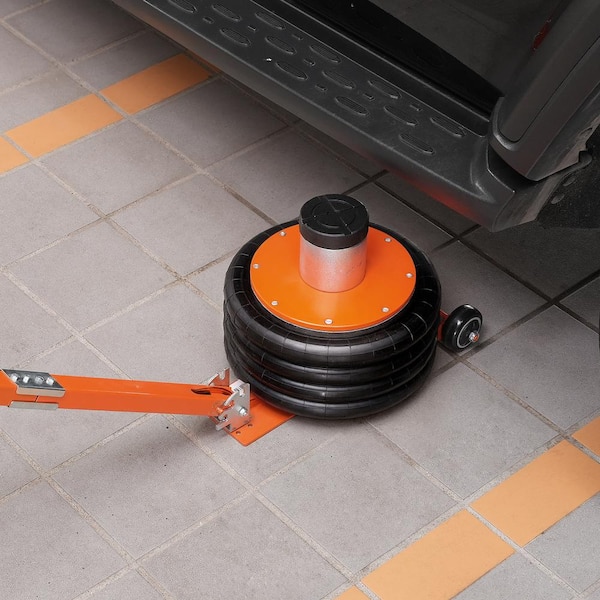 Air Jack, 6 Ton/13000 lbs. 2-5 S Pneumatic Lifting Jack with Heightened Column and Adjustable Handle