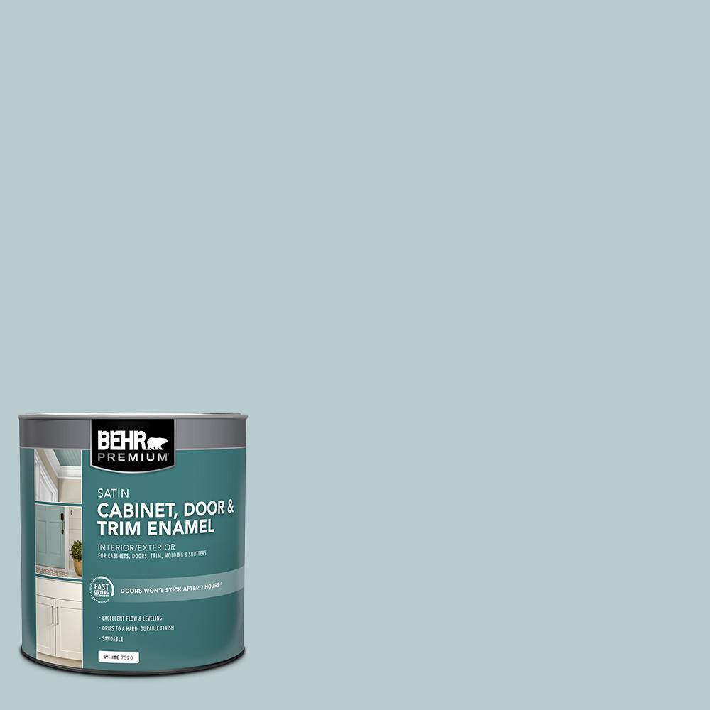 1 qt. #MQ3-54 Dayflower Satin Enamel Interior/Exterior Cabinet, Door & Trim Paint price history on PriceWatchPro