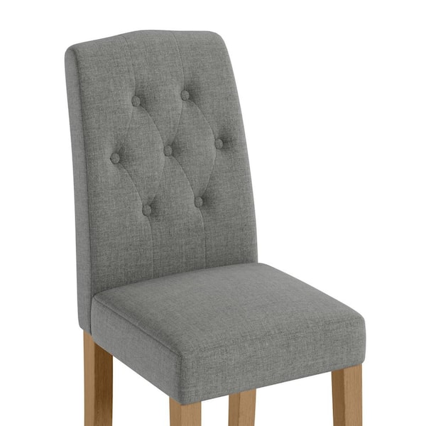 Gray parsons linen chair new arrivals