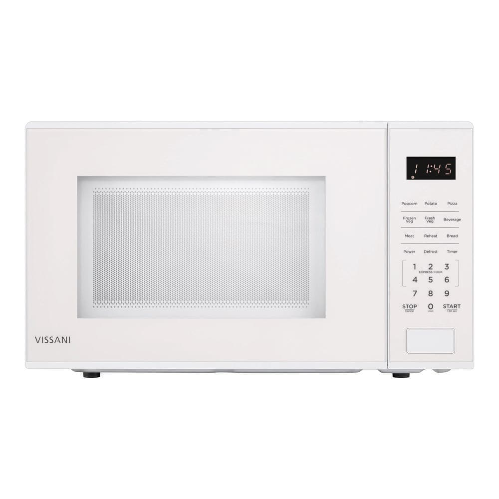 Vissani 1.1 cu. ft Countertop Microwave Oven in White E30PXP02 WHT