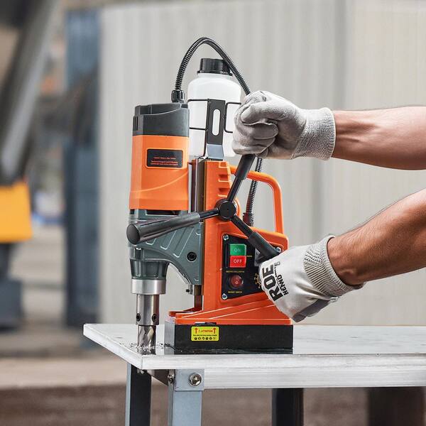 SKYSHALO 1 450W Magnetic Drill, 1.6 in. Boring Diameter, 28 1 0