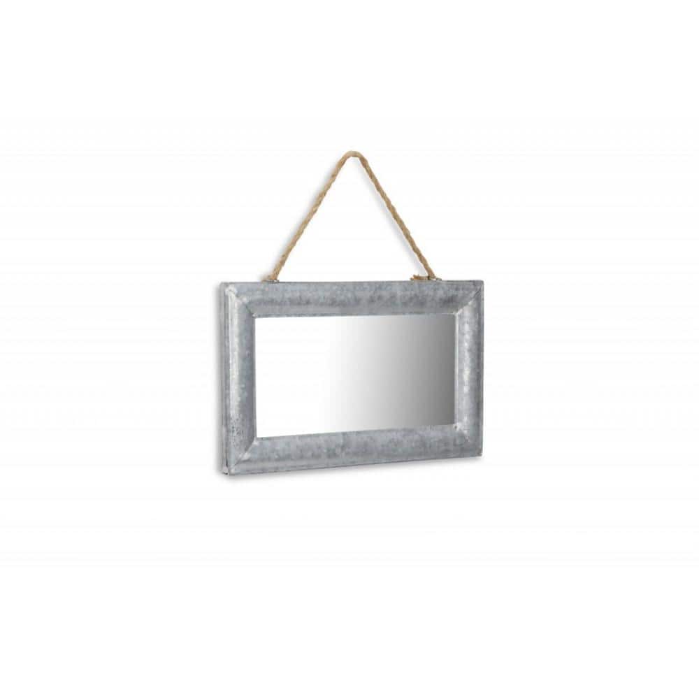 13.5 in. x 8.5 in. Classic Rectangle Framed Silver Vanity Mirror price history on PriceWatchPro